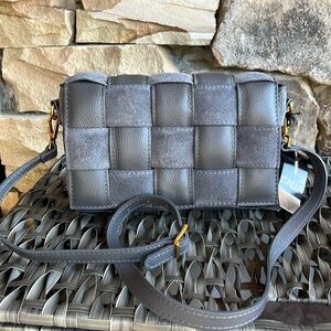 Gray Crossbody Bag